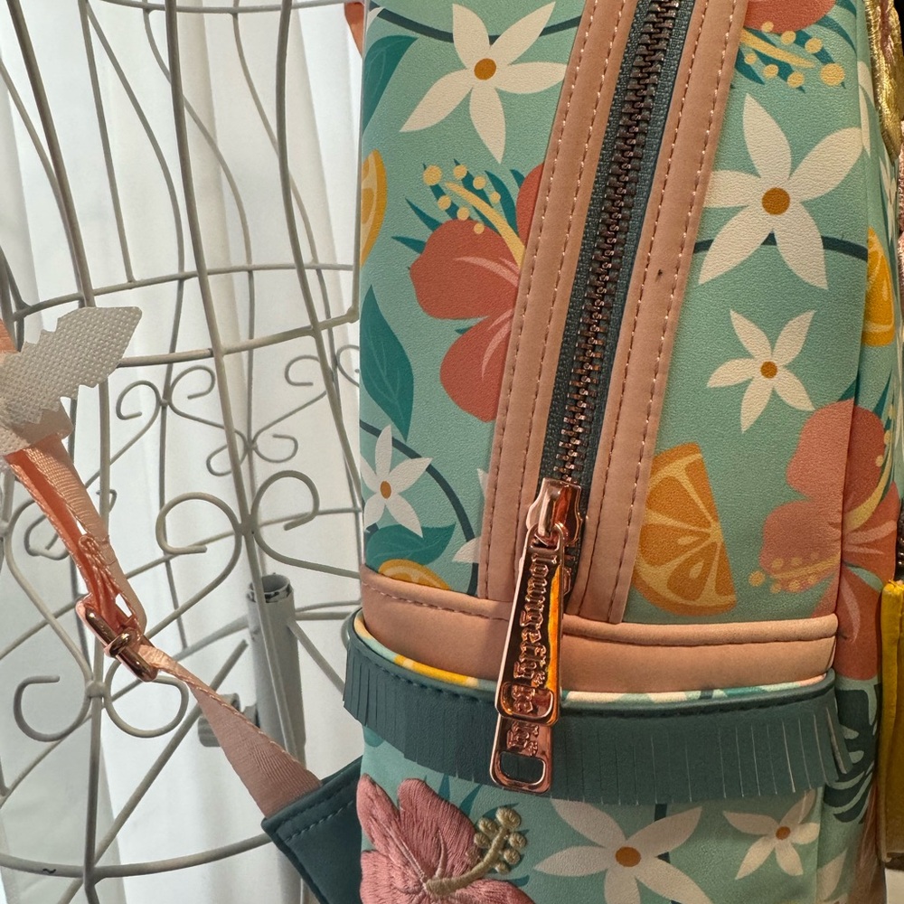 Loungefly Floral Citrus Backpack - Large
 (full size version) - Picture 9 of 9